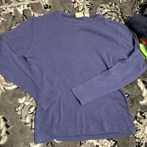 vintage blue/violet crew neck